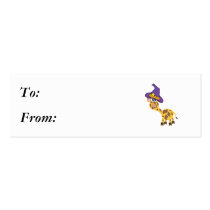witchy goofkins giraffe business card