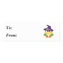 witchy goofkins green duck business card template
