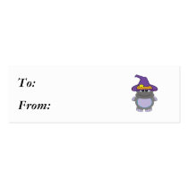 witchy goofkins hippo business cards