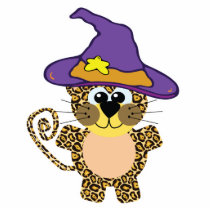 witchy goofkins leopard photo sculptures