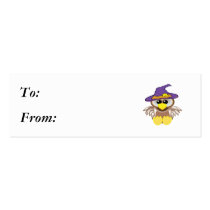 witchy goofkins owl business card template