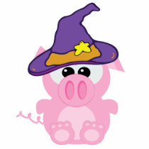 witchy goofkins piggy pig photo sculptures