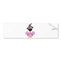 witchy goofkins pink flamingo bumper stickers