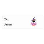 witchy goofkins pink flamingo business cards