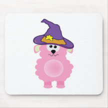 witchy goofkins pink lamb mousepad