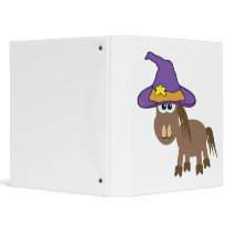 witchy goofkins pony horse vinyl binder
