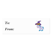 witchy goofkins unicorn business cards