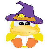 witchy goofkins yellow ducky photo sculptures