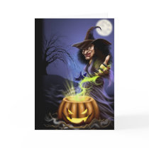 Witchy halloween card