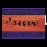 Witchy Halloween Celebration. cards
