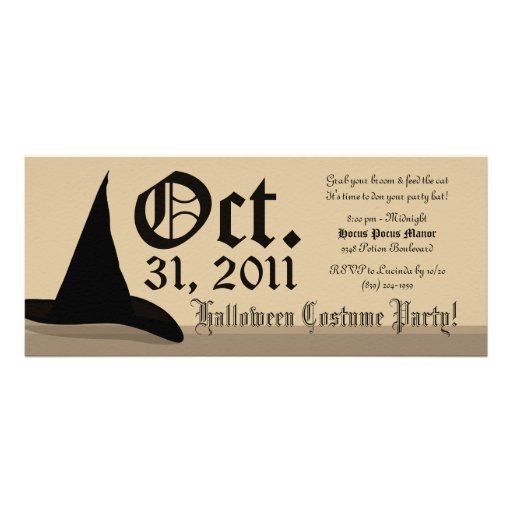 Witchy Invitations