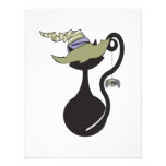 Witchy Kitty Green Hat invitations