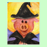 Witchy Pig postcards