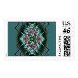 witchy rainbow postage stamps