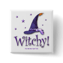 Witchy square button