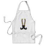 Witchy Stripy Socks Apron