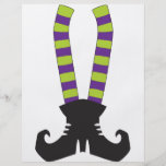 Witchy Stripy Socks Custom Flyer