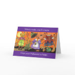 Witchy Washy Halloween Card