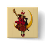 Witchy Woman Button