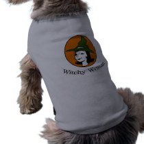 Witchy Woman Cartoon Style pet clothing