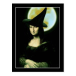 Witchy Woman  Mona Lisa Post Card