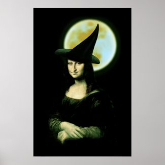 Witchy Woman Mona Lisa print