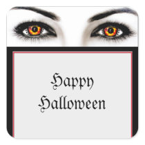 Witchy Woman Wicked Eyes Halloween Stickers