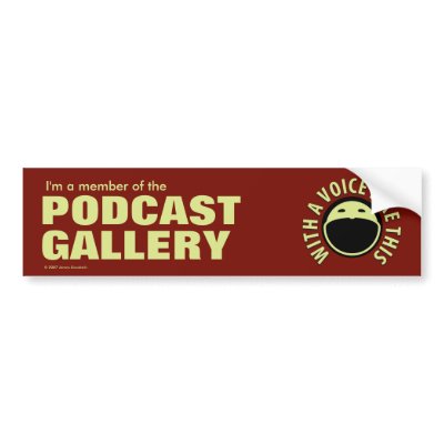 With A Voice Like This Bumper Sticker by jasrgoodrich