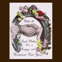 With All Good Wishes postcards