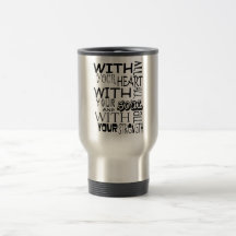 With all your heart coffee mugs