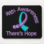 With Awareness There's Hope Domestic Violence Mouse Pads