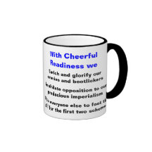 With Cheerful Readiness Mugs