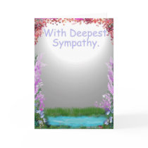With Deepest Sympathy. Cards