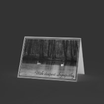 With deepest Sympathy - condolence card cards