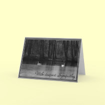 With deepest Sympathy - condolence card