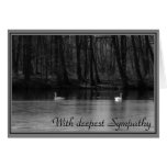 With deepest Sympathy - condolence card