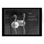 With deepest Sympathy - condolence card