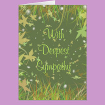 With Deepest Sympathy - Customized cards