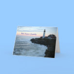 With deepest sympathy lighthouse card cards