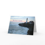 With deepest sympathy lighthouse card