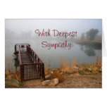 With DeepestSympathy Greeting Card