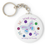 With God All Things are possible Keychain