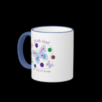 With God All Things Are Possible mugs