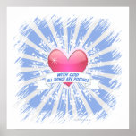 With God All Things are Possible posters