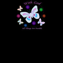 With God All Things Are Possible t-shirts by timeforstyle With God All Things Are Possible t-shirts