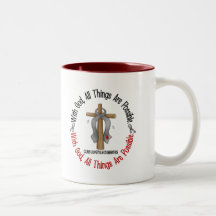 WITH GOD CROSS Juvenile Diabetes T-Shirts & Gifts Mug