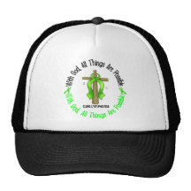 WITH GOD CROSS Non-Hodgkin’s Lymphoma T-Shirts Hats