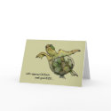 With GratiTIDE tan green sea turtle thank you card by lillyarts With GratiTIDE tan green sea turtle thank you card