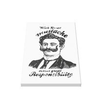 mustache, funny, hipster, memes, classy, vintage, great mustache, retro, cool, canvas print, story, bro, inspirational, geek, moustache, fun, swag, stache, fashion, internet memes, original, unique, best, gift, premium wrapped canvas, [[missing key: type_wrappedcanva]] with custom graphic design