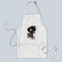 With Her Dog aprons